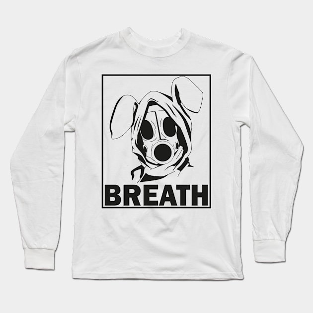 Rabbit's Breath - Breath It Collection Long Sleeve T-Shirt by jpcopt